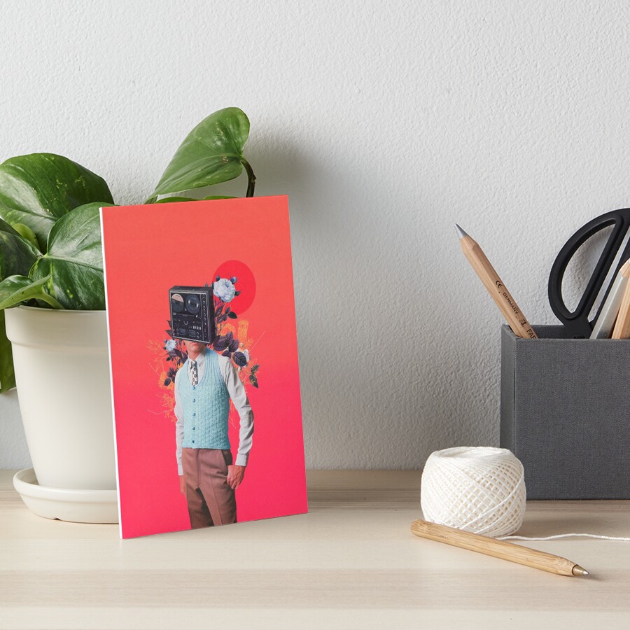 Phonohead Art Board Print