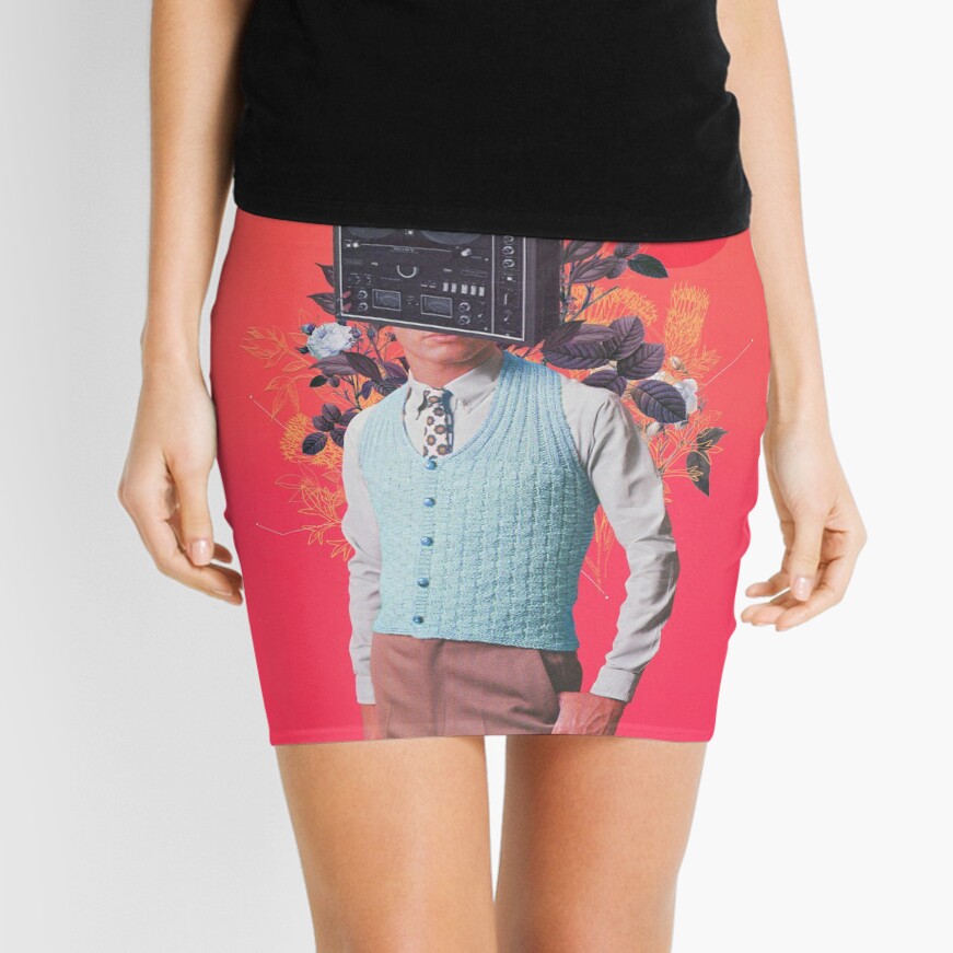 Phonohead Mini Skirt