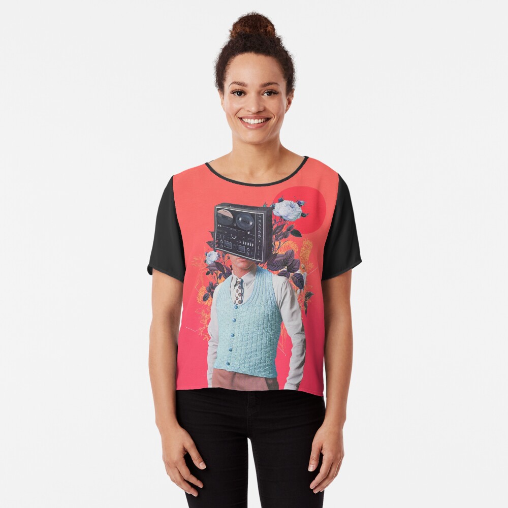 Phonohead Chiffon Top
