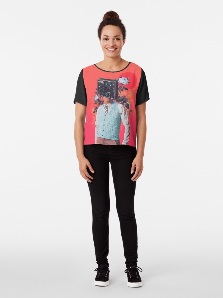 Alternate view of Phonohead Chiffon Top
