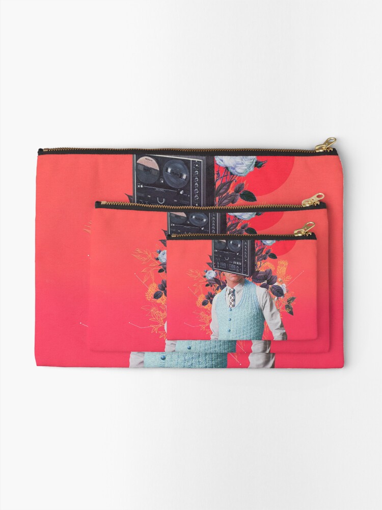 Alternate view of Phonohead Zipper Pouch
