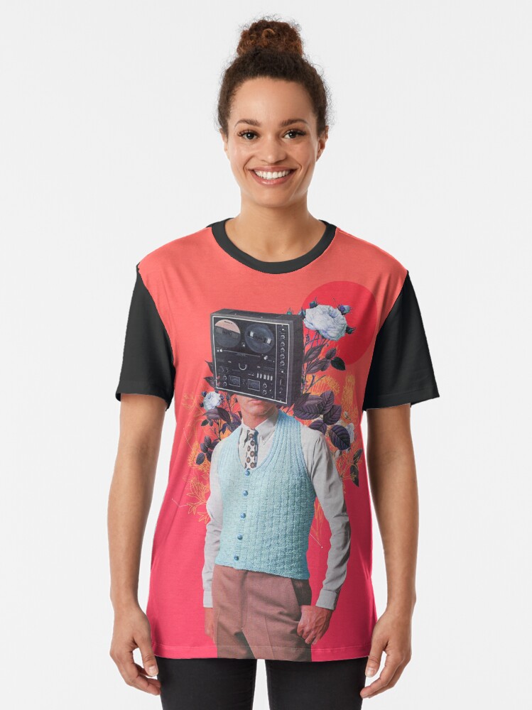 Alternate view of Phonohead Graphic T-Shirt
