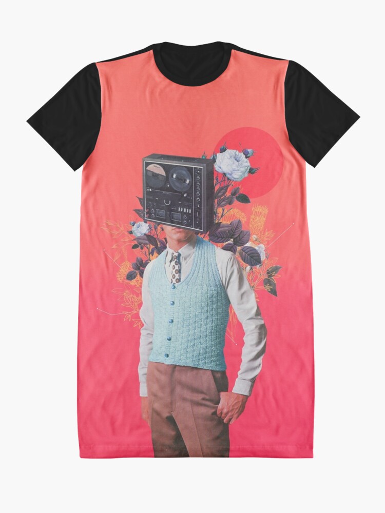 Alternate view of Phonohead Graphic T-Shirt Dress