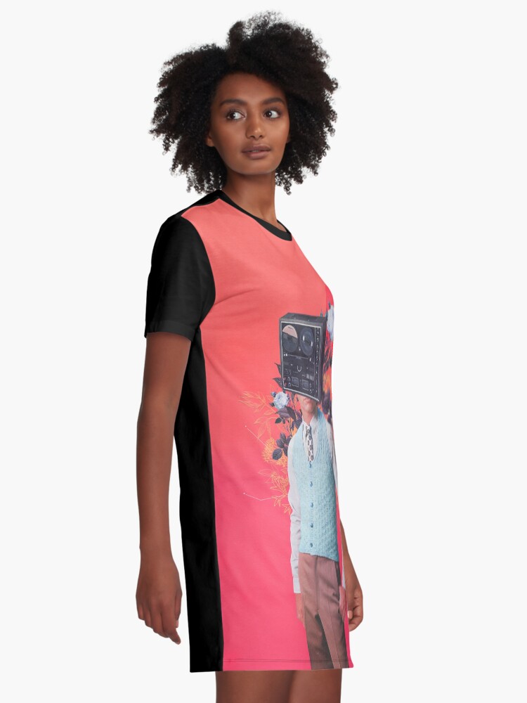 Alternate view of Phonohead Graphic T-Shirt Dress