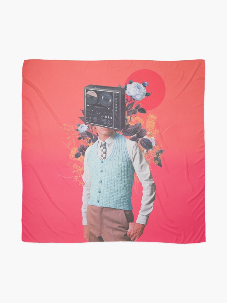 Alternate view of Phonohead Scarf