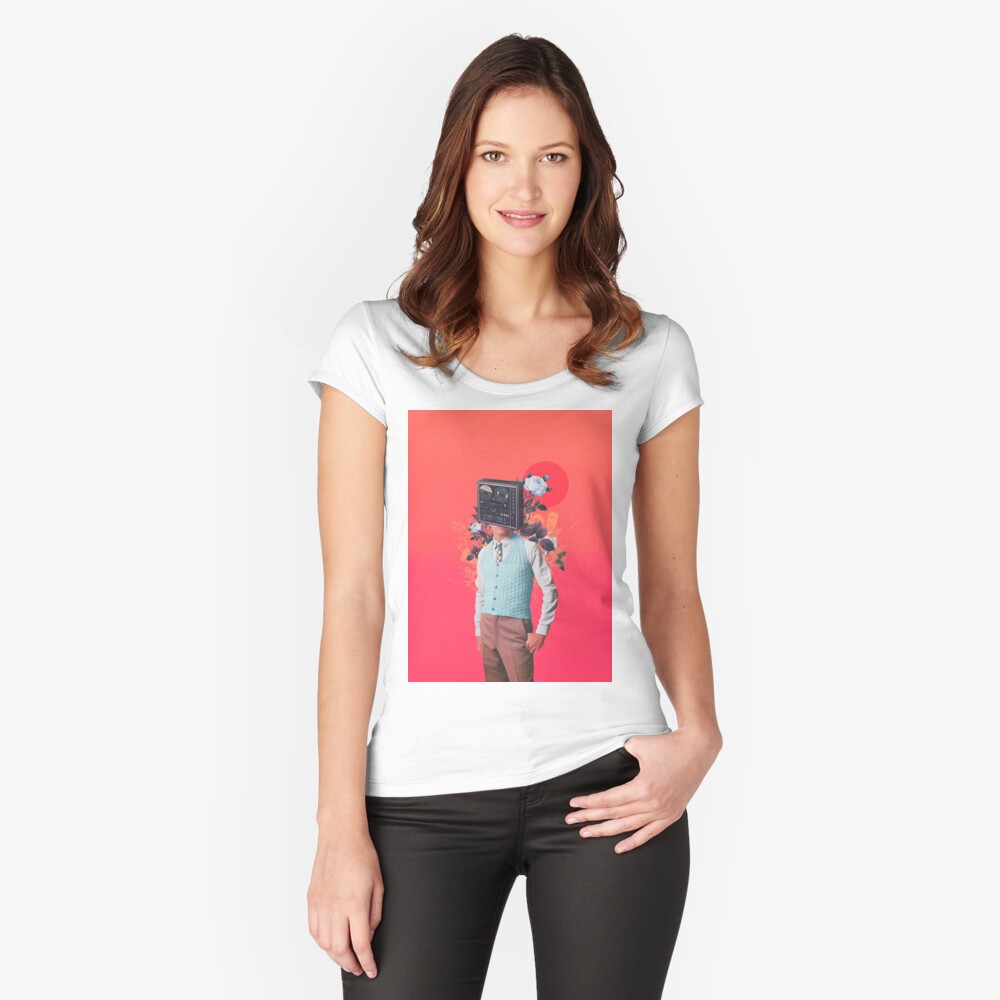 Phonohead Fitted Scoop T-Shirt