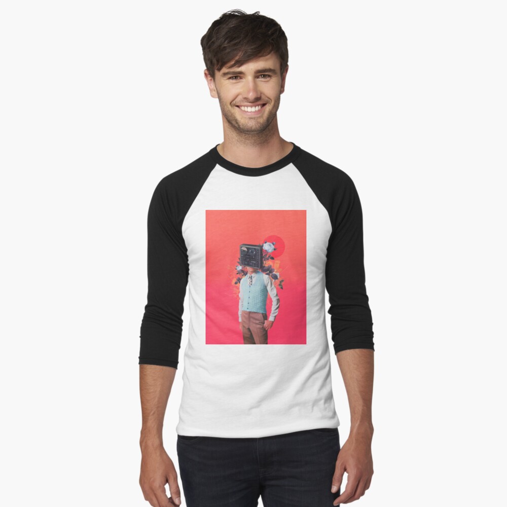 Phonohead Baseball ¾ Sleeve T-Shirt