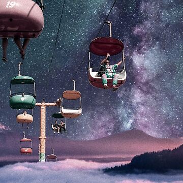 Artwork thumbnail, seeing stars collage by moon-river-co