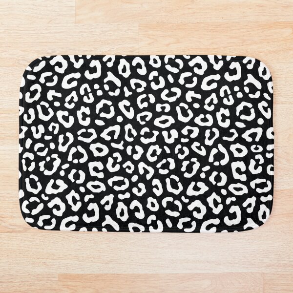 Item preview, Black and White Leopard Spots on Black designed and sold by FouShop.