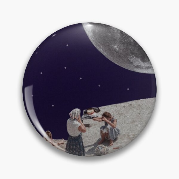 Item preview, moongazing collage designed and sold by moon-river-co.