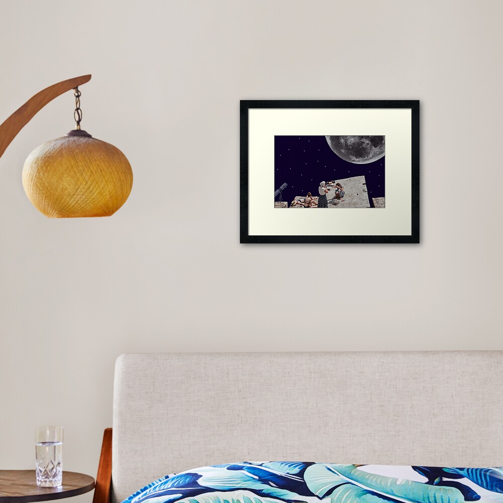 Item preview, Framed Art Print designed and sold by moon-river-co.