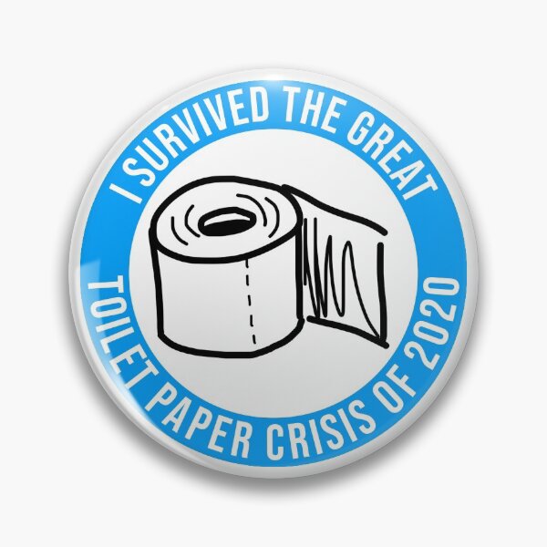 Item preview, I Survived The Great Toilet Paper Crisis of 2020 CERULEAN designed and sold by jayrauler.