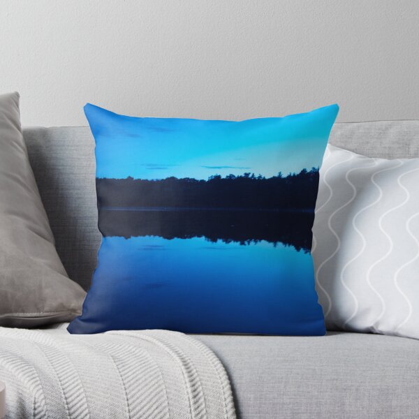 First Light at Walden Pond Throw Pillow