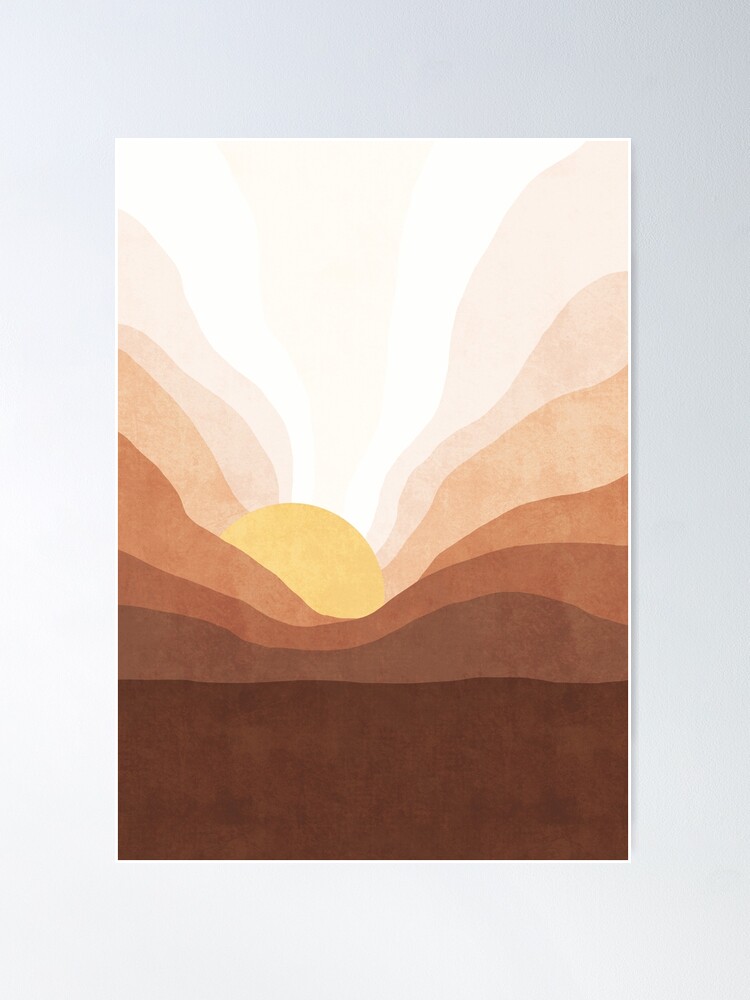 Alternate view of Sunrise mountain landscape Poster