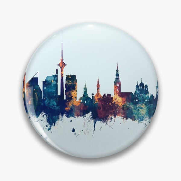 Item preview, Tallinn Estonia Skyline designed and sold by ArtPrints.