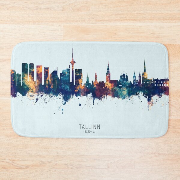 Item preview, Tallinn Estonia Skyline designed and sold by ArtPrints.