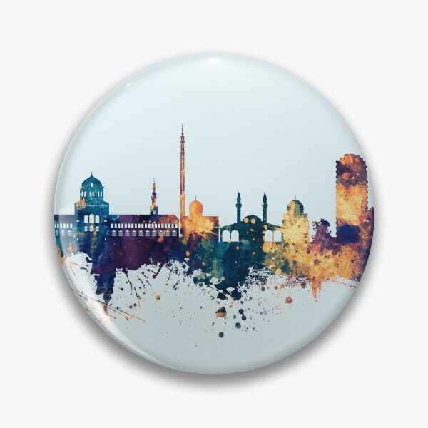 Item preview, Damascus Syria Skyline designed and sold by ArtPrints.