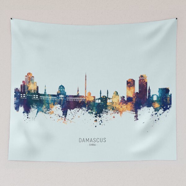 Item preview, Damascus Syria Skyline designed and sold by ArtPrints.
