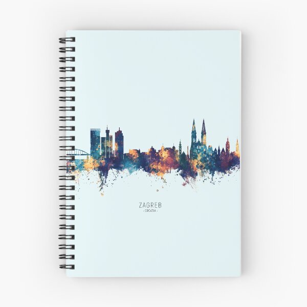Item preview, Zagreb Croatia Skyline designed and sold by ArtPrints.