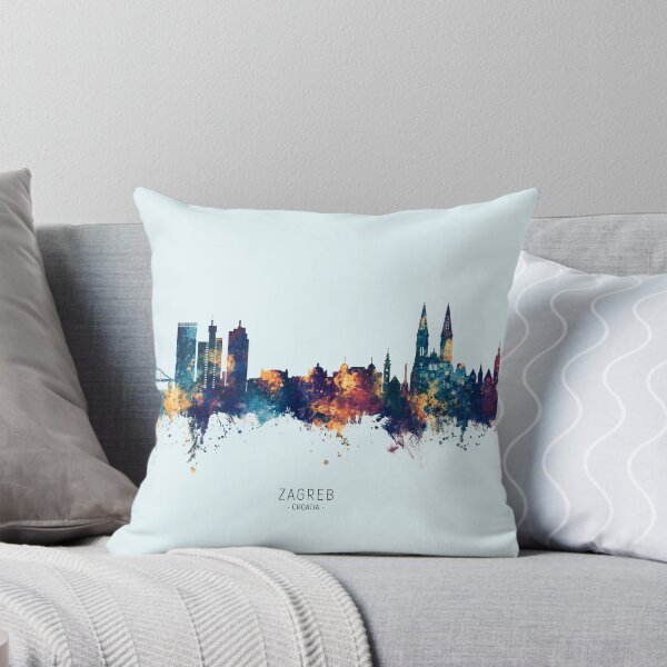 Item preview, Zagreb Croatia Skyline designed and sold by ArtPrints.