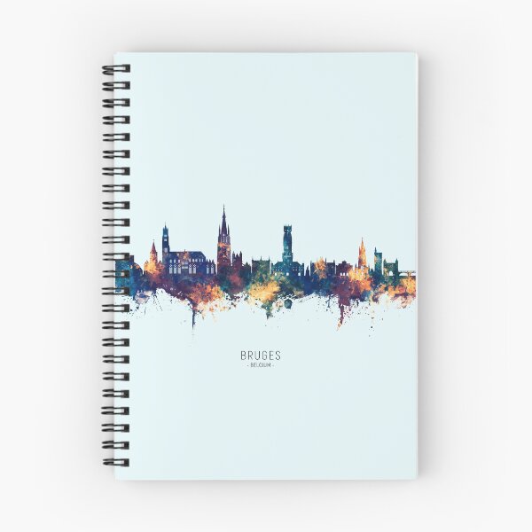 Item preview, Bruges Belgium Skyline designed and sold by ArtPrints.