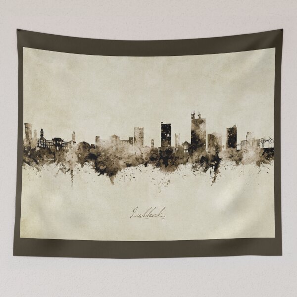 Item preview, Lubbock Texas Skyline designed and sold by ArtPrints.