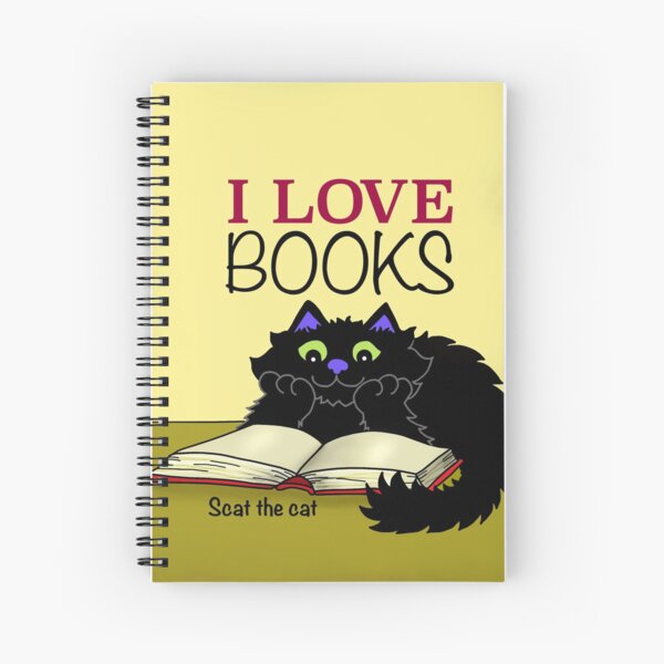Item preview, I love books designed and sold by Scatthecat.