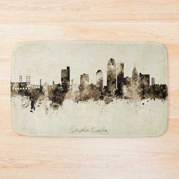 Item preview, Winston-Salem North Carolina Skyline designed and sold by ArtPrints.