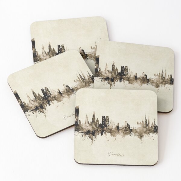 Item preview, Wroclaw Poland Skyline designed and sold by ArtPrints.
