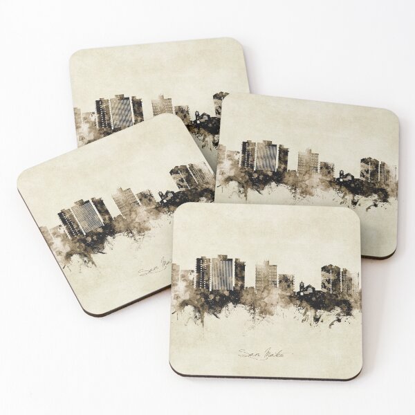 Item preview, San Mateo California Skyline designed and sold by ArtPrints.