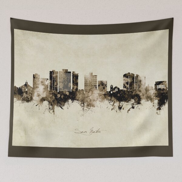 Item preview, San Mateo California Skyline designed and sold by ArtPrints.