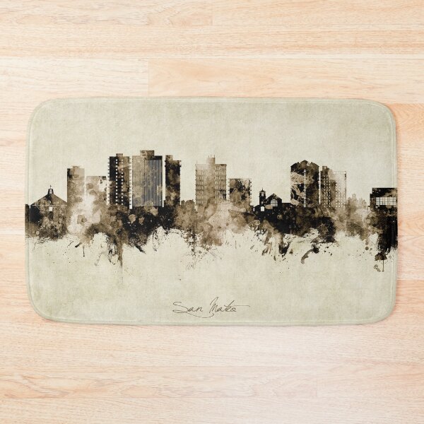 Item preview, San Mateo California Skyline designed and sold by ArtPrints.