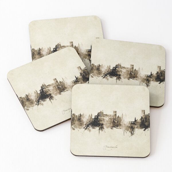 Item preview, Granada Spain Skyline designed and sold by ArtPrints.