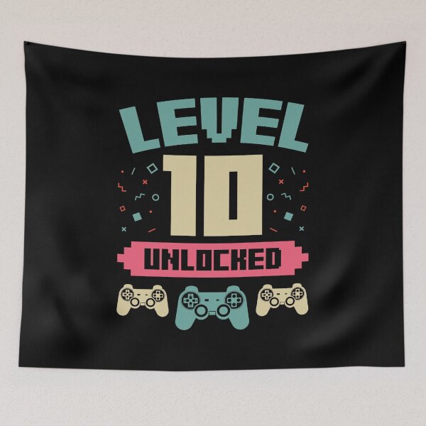 Item preview, Level 10 Unlocked 10th Birthday Gift designed and sold by EstelleStar.