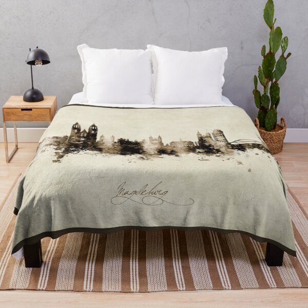 Item preview, Magdeburg Germany Skyline designed and sold by ArtPrints.