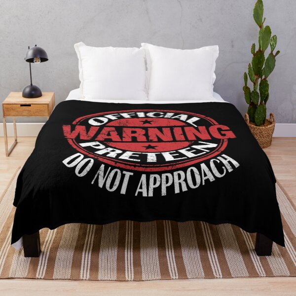 Item preview, Warning Official Preteen Do Not Approach 12th Birthday Funny print designed and sold by Grabitees.