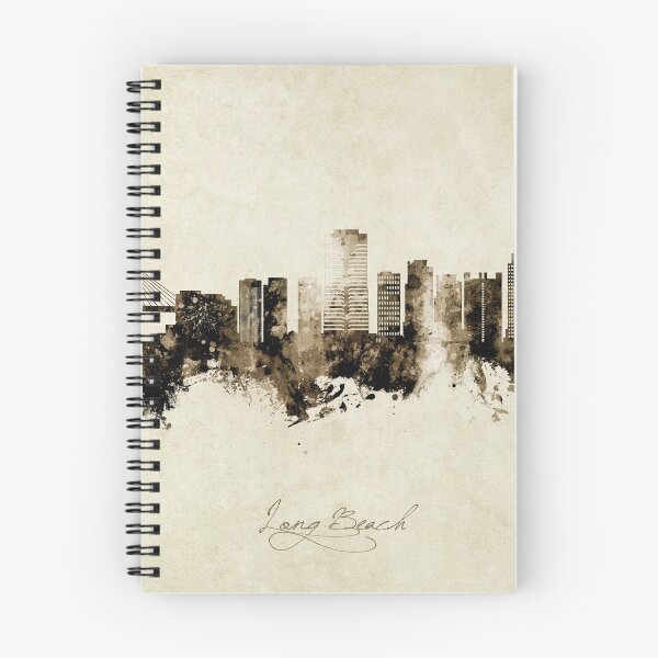 Item preview, Long Beach California Skyline designed and sold by ArtPrints.