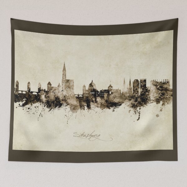 Item preview, Strasbourg France Skyline designed and sold by ArtPrints.