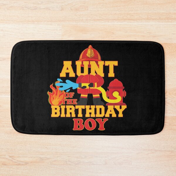 Item preview, Aunt Of The Birthday Boy Firetruck Firefighter Party design designed and sold by Grabitees.