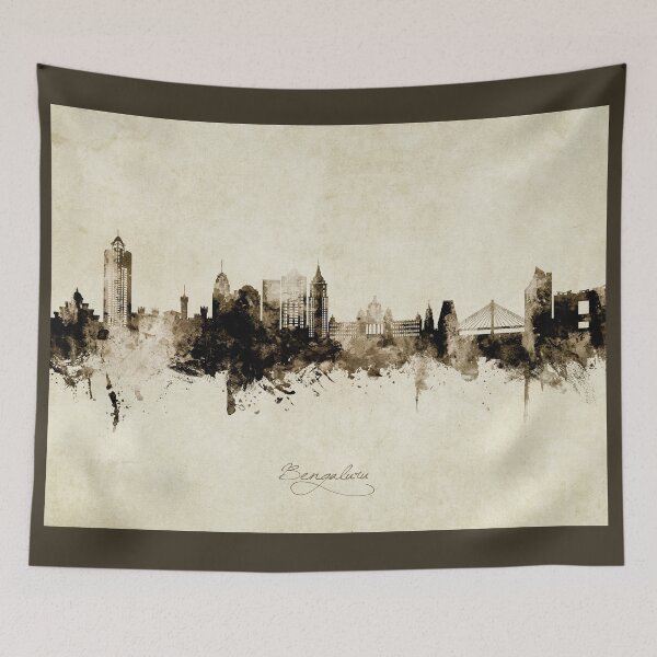 Item preview, Bengaluru Skyline India Bangalore designed and sold by ArtPrints.