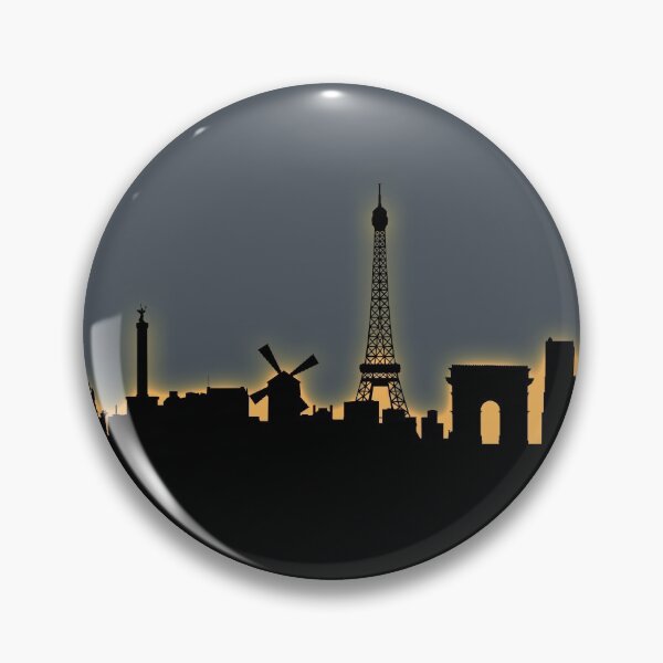 Item preview, Paris France Skyline designed and sold by ArtPrints.
