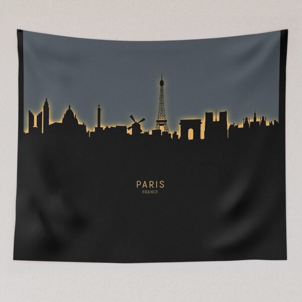Item preview, Paris France Skyline designed and sold by ArtPrints.