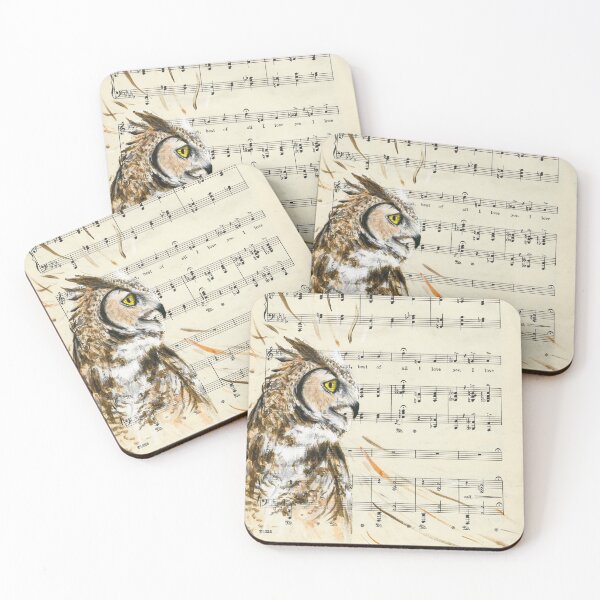 Item preview, Owl Music designed and sold by Charlene's Art.