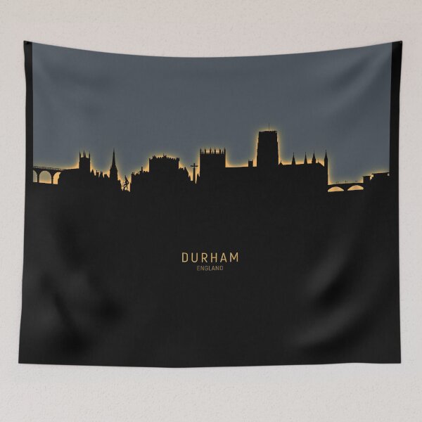 Item preview, Durham England Skyline Cityscape designed and sold by ArtPrints.