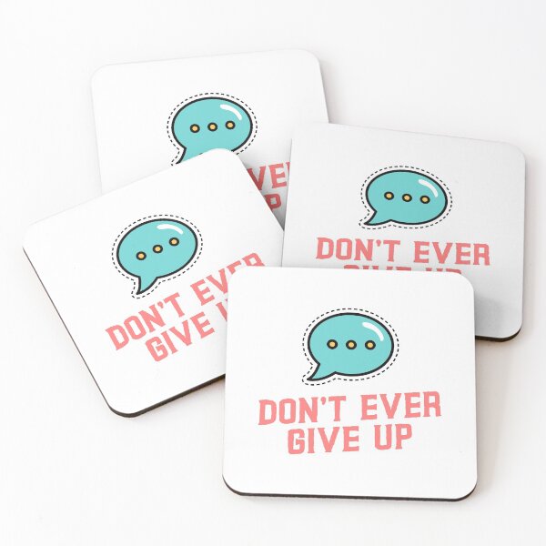 Item preview, Don't ever give up designed and sold by jee-jee2151.