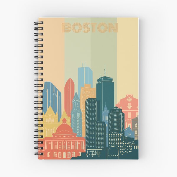 Item preview, boston skyline designed and sold by BekimART2.