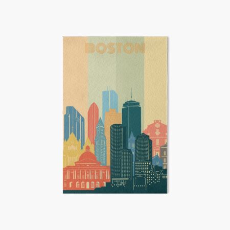 Artikel-Vorschau von Boston Skyline, designt und verkauft von BekimART2.