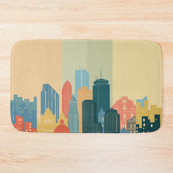 Item preview, boston skyline designed and sold by BekimART2.