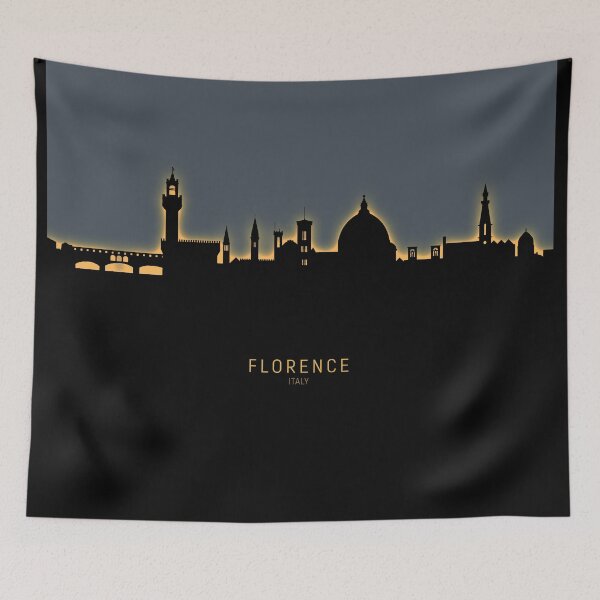 Aperçu de l'œuvre Florence Italy Skyline créée et vendue par ArtPrints.