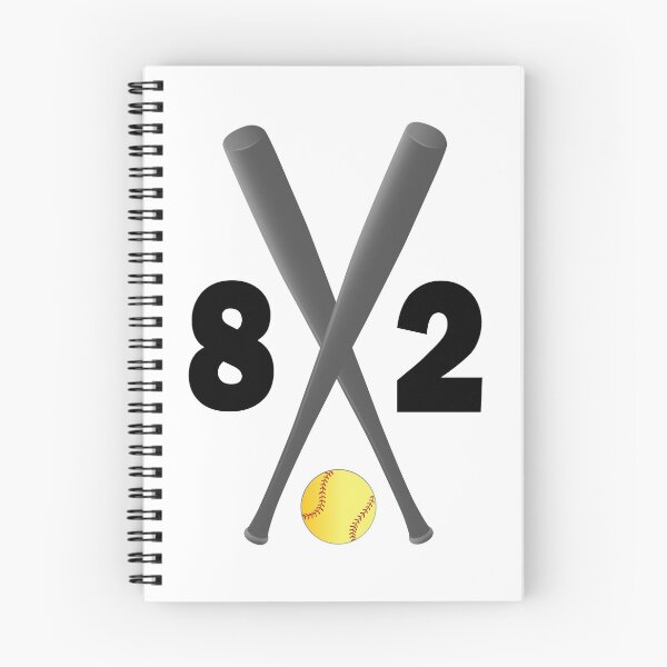 Item preview, Softball number 82 - eighty two with bats and ball designed and sold by AllShirts21.